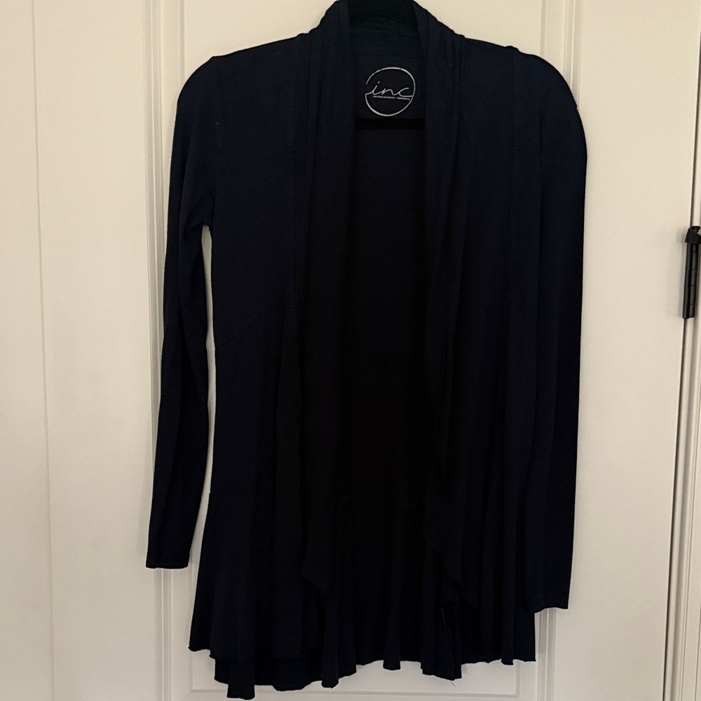 INC Women's Dark Blue Cardigan  XS